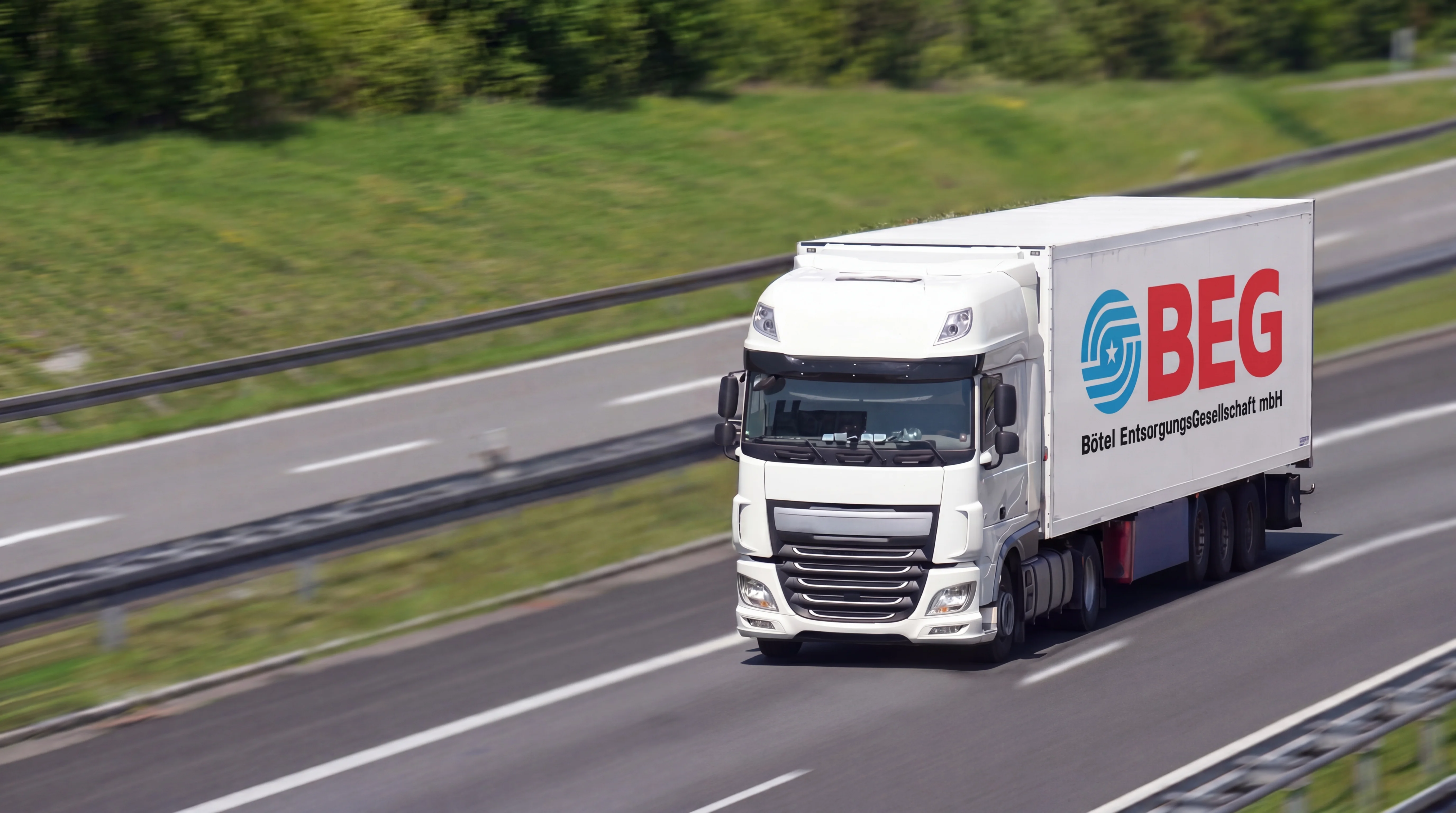 BEG LKW auf der Autobahn