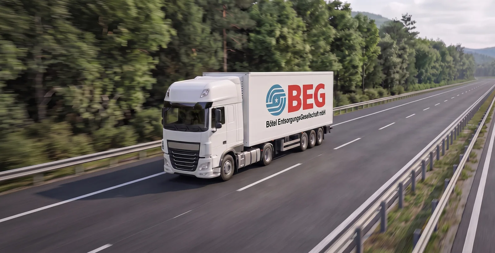 LKW der Bötel Entsorgungsgesellschaft mbH